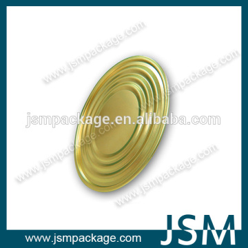 Food grade tin can bottom lid
