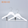 EISHO Child Wood Hanger With Clips