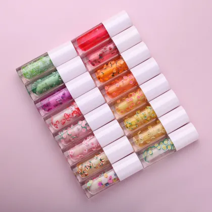 Customizable Large Brush Head Vegan Lip Oil & Glaze