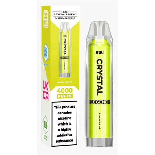 Blue Razz Cherry Sky Crystal Legend 4000 Disposable