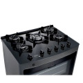 5-Burner Stainless Steel Stove Brazil