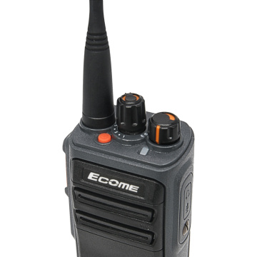 Ecome à longue portée ET-538 Professionnel à deux voies radio étanche à la sécurité walkie talkie