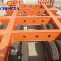 MultiAxle Lowboy Trailer 100 Ton προς πώληση Αφρική