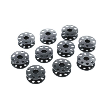 10pcs Steel Bobbin Spools for Industrial 1-Needle Sewing Machines - Compatible with JUKI, BROTHER, SINGER, CONSEW, DURKOPP, JACK, and ZOJE
