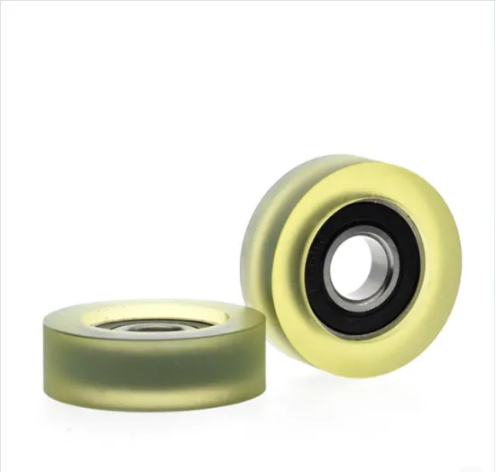 POM Nylon PU Rubber Coated Bearings 6200 6201 6202 Polyurethane Covered