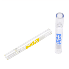 Vetro personalizzato un tubo di chillum da battitore con tappo