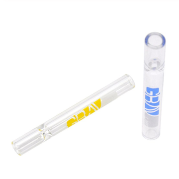 Vetro personalizzato un tubo di chillum da battitore con tappo