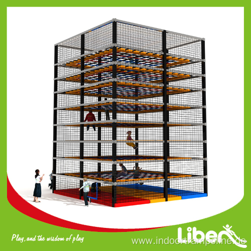 Indoor climbing trampoline for kids