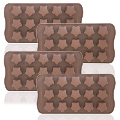 Amazon καυτές πωλήσεις διαφορετικά σχήματα μούχλα σοκολάτας σιλικόνης