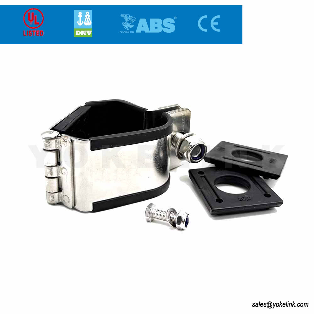 Az áramelosztó kábel M12-es csavarral rögzíti az alacsony füstgázt