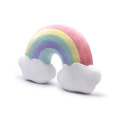 Creative rainbow cloud plush throw pillow