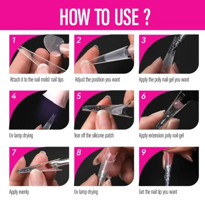 Dual Form Pad Silicone Nail Mold
