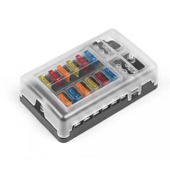 12-Way Blade Fuse Box with LED Indicator for Auto and Marine Use - Waterproof BX102272