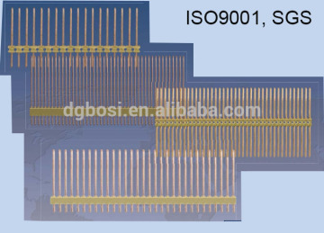 Barrier terminal, brass PCB terminal