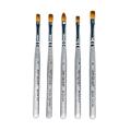 5 PCS srebrni set četkica za nokte