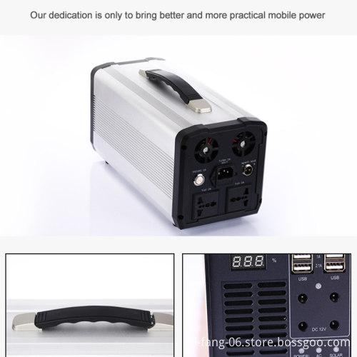 Portable Power Station with 12V 55Ah/610.5Wh Capacity: A Powerful Solar Generator for Camping and Travel