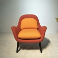 Modern italian leather Swoon modern Lounge chairs