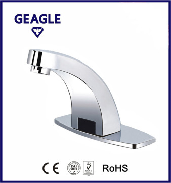 Deck mounted hands free basin sensor faucet,with Geagle water solenoid valve, CE approved, ZY-812