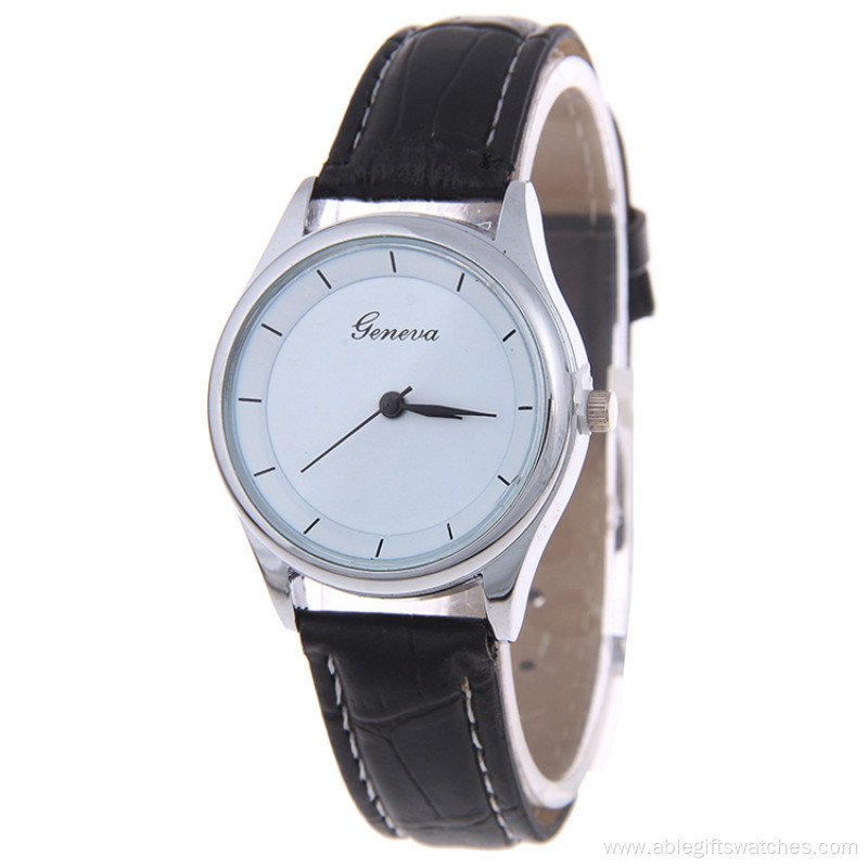 2016 New Arrival Couple Quartz Leather Wrist Watch