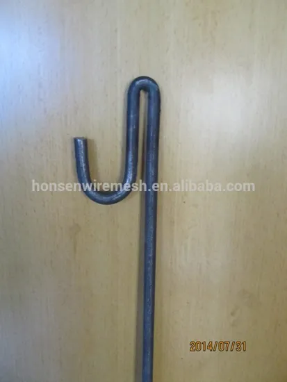 2015 competitive price metal safety loop pin for plastic orange safety fence