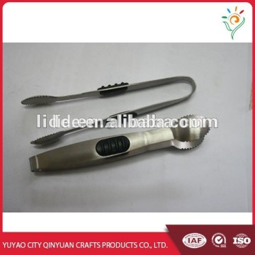 Factory wholesale stainless steel ice tongs, food tongs