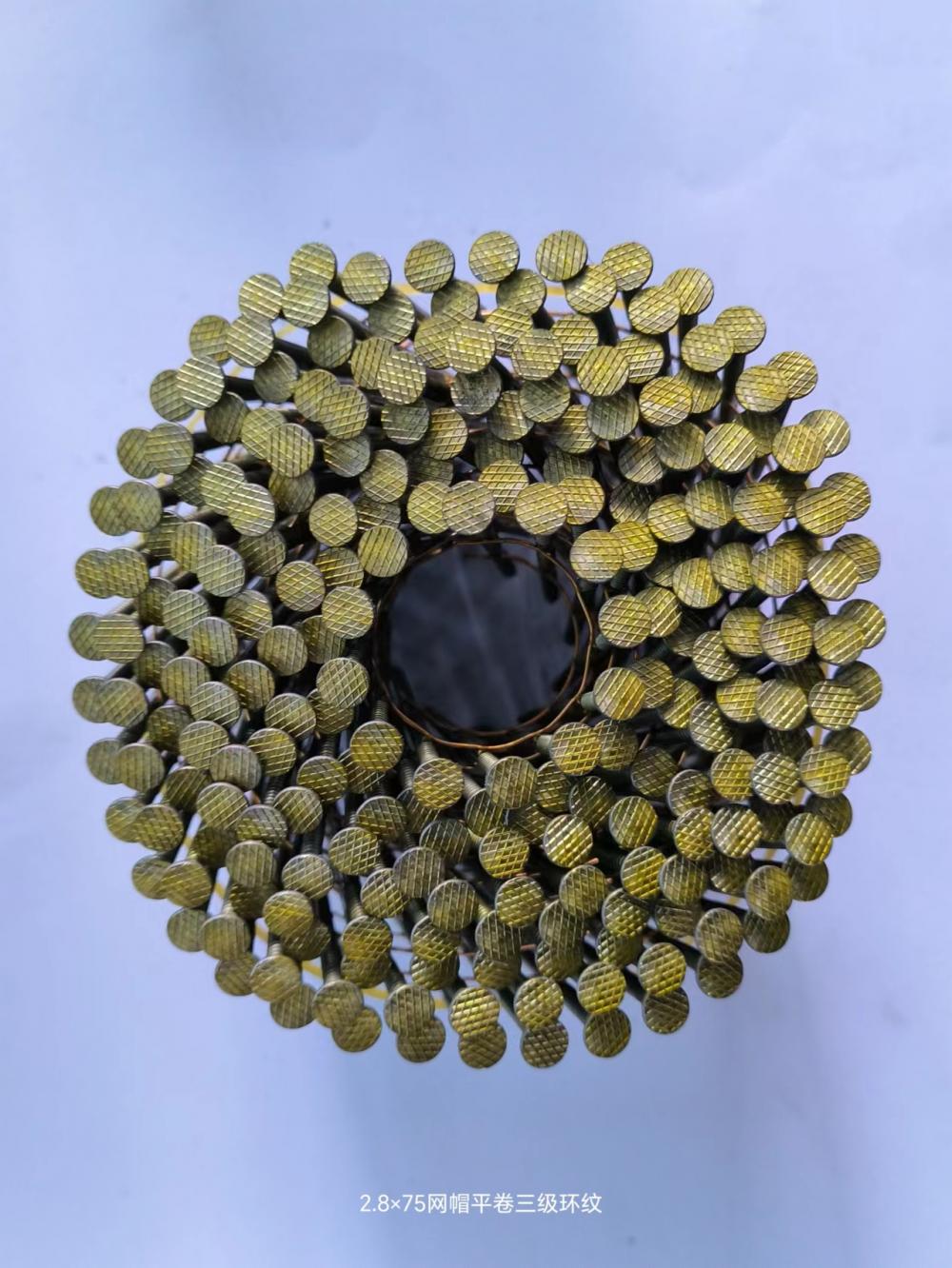 Three-grade ring yellow paint for net cap