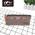 Embroidery Flower Style Cute Pencil Case