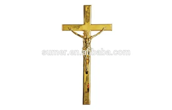 Crucifix for coffin lid decoration
