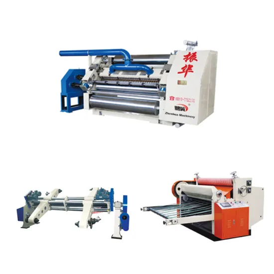 ZHENHUA DW Automatic 2 Ply Single Facer Corrugated Paperboard Production Line