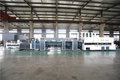 ZHENHUA FFG 4 Color Corrugated Carton Box Printing and Die Cutting Machine