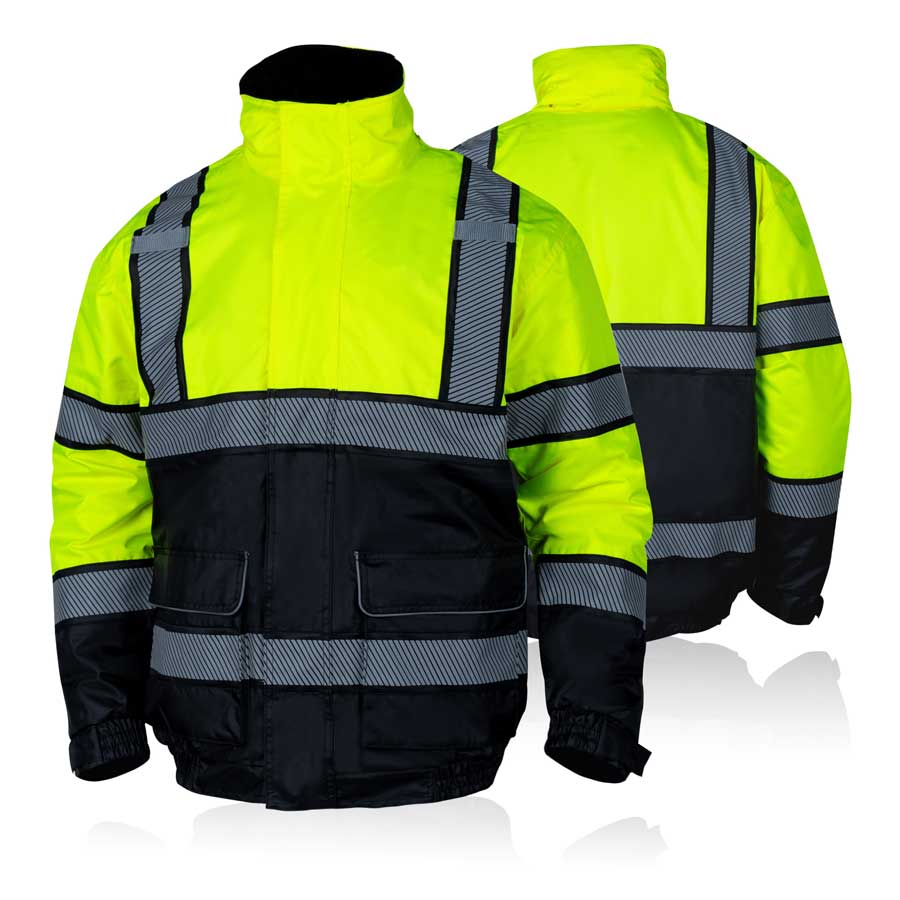 ANSI HI Viditelnost Winter Jackets Neodolná bezpečnostní bunda