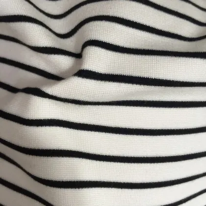 White black Nylon Roma fabric