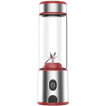 High end glass jar USB plug rechargeable blender