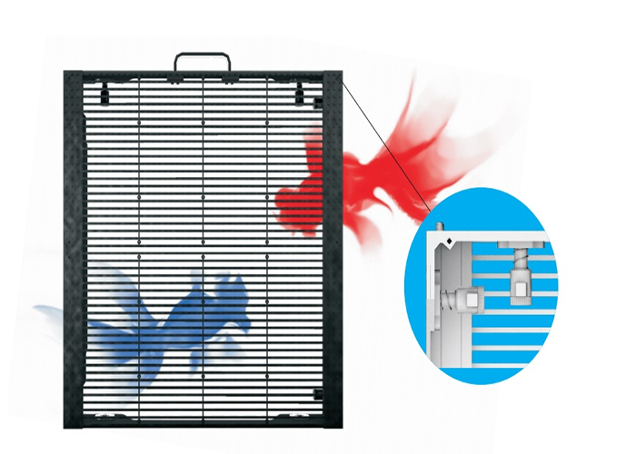 transparent LED video display screen transparent LED video display screen