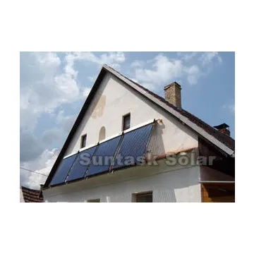 Copper heat pipe solar thermal collector