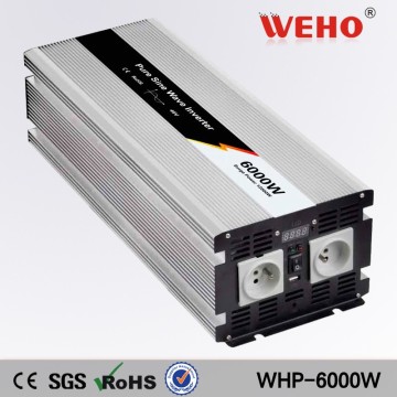 2 years warranty 6kw pure sine wave dc to ac solar power inverter