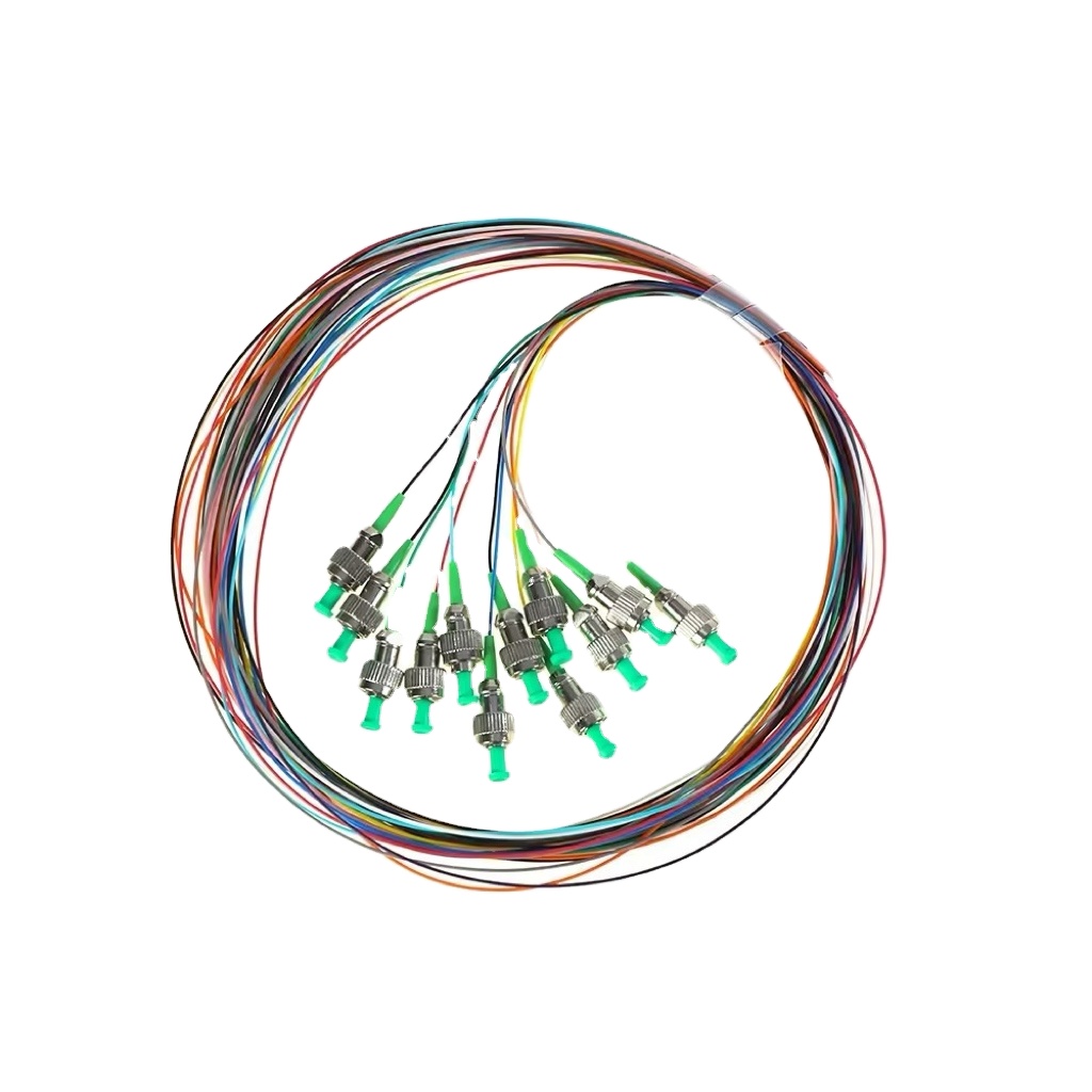 12-color Fiber Optic Bundle Pigtail With Fc/apc Connector, 0.9mm Sm ...