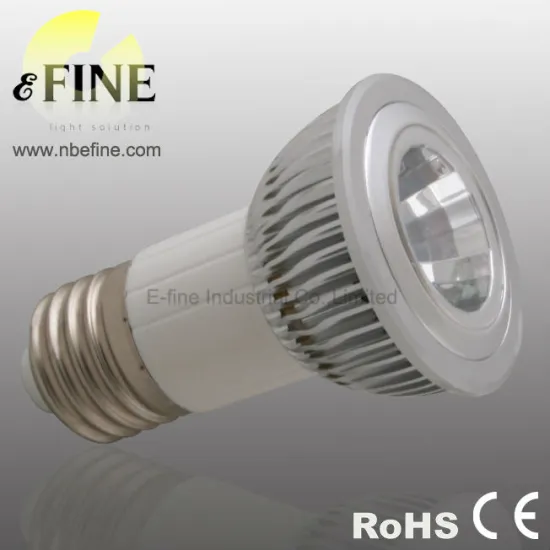 COB LED lamp 6W spotlight LED bulb aluminium body