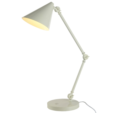 Modern White Iron Bedside Lamp for Hotel Design