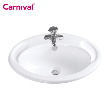 Alibaba China Factory Wholesale Prices for Bathroom Above Counter Wash Basins