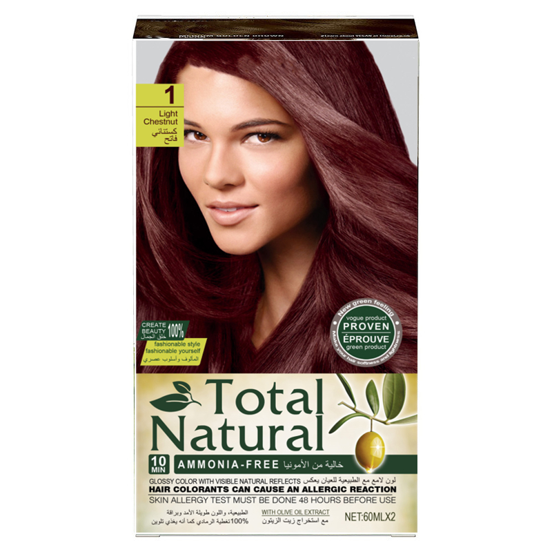 Colorant de couleur de cheveux crème permanente