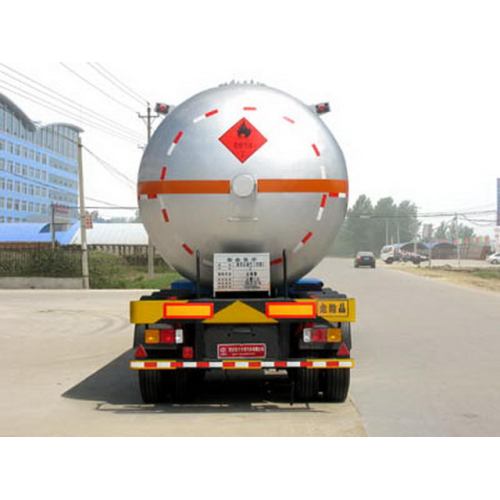 12.7m Thr-axle Liquefied Gas Transport Semi Trailer