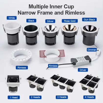Dali dimming led downlight 5W~18W