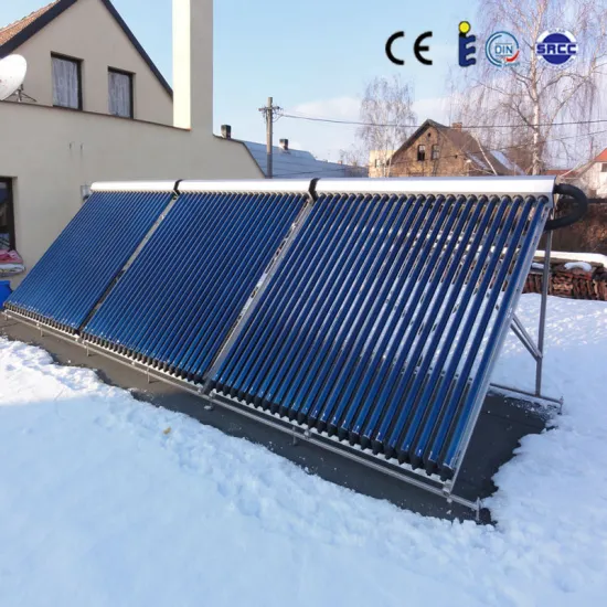 Copper Tube Heat Pipe Solar Collector with Solarkeymark Certificate