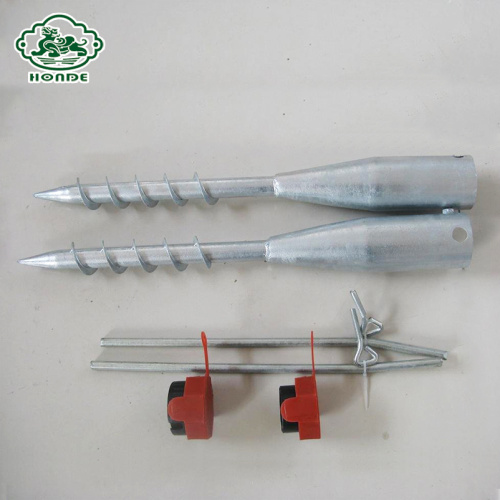 Galvanized Small Ground Anchors Screw Fence Post