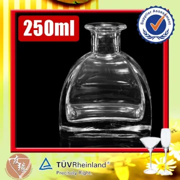 High Flint Glass Cork Aroma Reed Diffuse Glass Bottles 250 ml