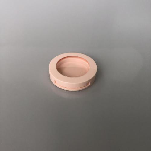 round compact case with lens