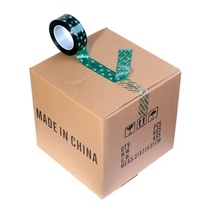 Tamper evident tape for food product