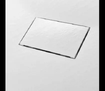 Standard Shower Pan SMC Material High-Grade Shower Tray 140x90CM