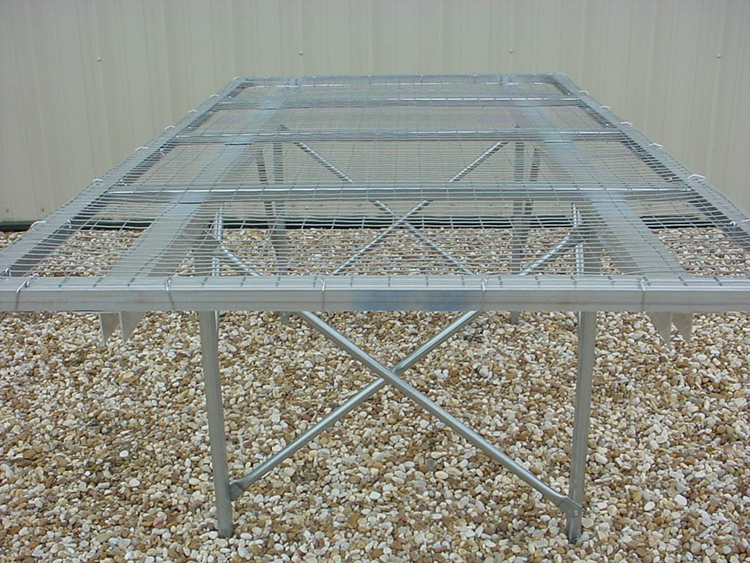 Fixed Top Greenhouse Bench